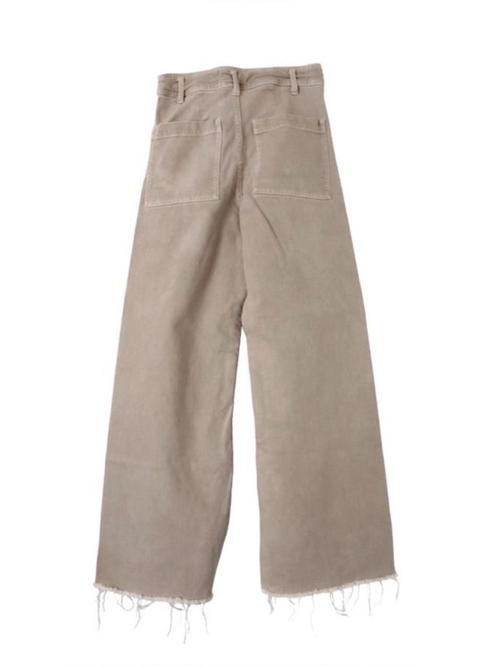 Khaki Straight Pants - Picture 2 of 3